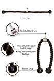 Rope Triceps Halatı - Dar Açılı Sırt Kanat Mideye Çekiş Aparat Seti