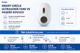 Peller Pro Smart Circle Pest Repeller | Ultrasonik Fare ve Haşere Kovucu