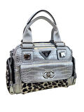 6 GÖZLÜ LEOPAR DESEN AYRINTILI A KALİTE KADIN EL-OMUZ ÇANTASI