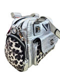 6 GÖZLÜ LEOPAR DESEN AYRINTILI A KALİTE KADIN EL-OMUZ ÇANTASI