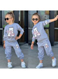  75056 SİESTA VİSTA BASKILI TAKIM GRİ