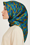 Armine Nostalji Serisi İpek Twill Eşarp 9204D