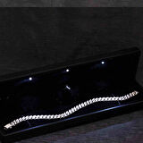 Gümüş Işıklı Kutulu Taşlı Gurmet Kadın Bileklik