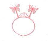 Kelebek Kız Seti – 50 cm Kelebek Kanadı, Taç ve Asa