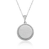 Gümüş Ayetel Kürsi Kadın Kolye