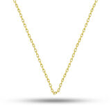 Gümüş Gold 0.30 Mikron 45 Cm Forse Kadın Zincir