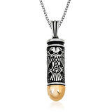 925 Ayar Gümüş Kurşun Gümüş Kolye