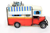 Dekoratif Metal Karavan Tenteli Vintage Biblo Ev Ofis Hediyelik