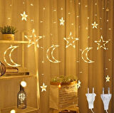 Ay Yıldızlı Saçak Led