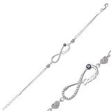 925 Ayar Gümüş Sonsuzluk Canım Bileklik