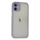 Apple Uyumlu İphone 11 Pro Max Kılıf Montreal Silikon Kapak - Mor