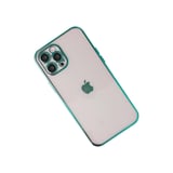 Apple Uyumlu İphone 12 Pro Max Kılıf Razer Lensli Silikon - Yeşil