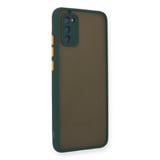 Samsung Uyumlu Galaxy A03s Kılıf Montreal Silikon Kapak - Yeşil