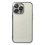 Apple Uyumlu İphone 13 Pro Max Kılıf Razer Lensli Silikon - Siyah