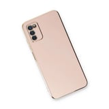 Samsung Uyumlu Galaxy A03s Kılıf Volet Silikon - Pembe