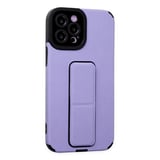 Apple Uyumlu İphone 12 Pro Max Kılıf Mega Standlı Silikon - Lila