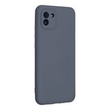 Samsung Uyumlu Galaxy A03 Kılıf Nano İçi Kadife Silikon - Gri