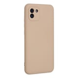 Samsung Uyumlu Galaxy A03 Kılıf Nano İçi Kadife Silikon - Pudra