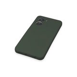 Vivo Y16 Kılıf Nano İçi Kadife Silikon - Koyu Yeşil