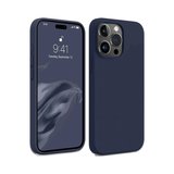 Apple Uyumlu İphone 15 Pro Kılıf First Silikon - Lacivert