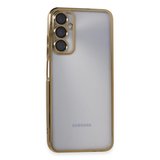 Samsung Uyumlu Galaxy A05s Kılıf Razer Lensli Silikon - Gold