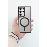 Samsung Uyumlu Galaxy S24 Ultra Kılıf Boyi Magsafe Silikon Kapak - Derin Mor