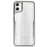 Samsung Uyumlu Galaxy A06 Kılıf Boyi Silikon Kapak - Titan Gri