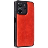 Xiaomi Uyumlu Redmi Note 14 4g Kılıf Flip Cover - Kırmızı