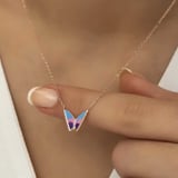925 Ayar Gümüş Minimal Bayan Gümüş Kolye