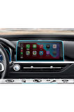 Chery Tiggo 7 Pro Uyumlu 10 Inc Multimedya Ekran Koruyucu Kırılmaz Şeffaf Temperli Cam