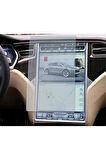 Tesla Model X Uyumlu 17 inç Multimedya Navigasyon Nano Ekran Koruyucu