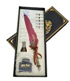 BAYKUŞ TASARIMLI TÜYLÜ DİVİT KALEM SETİ