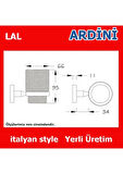 LAL DİŞ FIRÇALIK KROM