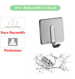 ARDİNİ KENDİNDEN YAPIŞKANLI ASKILIK KROM 03 PAKETTE 5 ADET