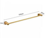 LÜX BANYO SETİ 7 Lİ ALTIN RENGİ