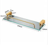 LÜX BANYO SETİ 7 Lİ ALTIN RENGİ
