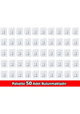 STİCKER K.YAPIŞ. ASKILIK ŞEFFAF TEKLİ 50 Lİ PAKET
