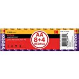Kodak Kaahz-8 +4 Çinko Karbon Kalem Pil 3 Paket