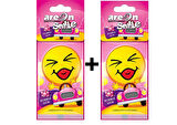 Areon Smile Dry Bubble Gum Oto Araç Kokusu (2li )
