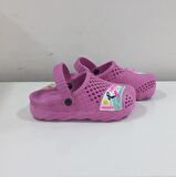 Pembe Gezer Poşetli 14402 Kız Çocuk Kaydırmaz Taban Cros Sandalet Terlik