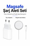 Sbz Apple Magsafe Şarj Aleti Seti 20w Adaptör Ile Iphone 11 12 13 14 15 16 17 Tüm Modellere Uyumlu