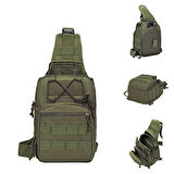 Savage Çapraz Göğüs Askılı Tactical Çanta Haki