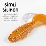 Silikon Kurt Yem - 35mm - Turuncu - Yumy (18035-SM024-10)