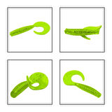 Silikon Kurt Yem - 60mm - Fluo Yeşil - Yumy (18065-SM024-03)