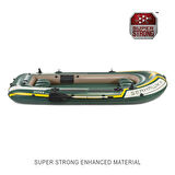 Şişme Bot Seti - Intex - Seahawk 4 - 351cm - 4 Kişilik (68351)