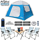 Argeus Skydome 4 Kişilik 3 Mevsim Kamp Çadırı Seti