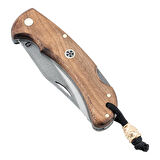 Katlanır Cep Çakısı - Ahşap Saplı - İpli - Savex - 3279