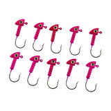 Jighead - Zoka - Kurşunlu Olta İğnesi - (XH-A 06) - Pembe - 7 Gr - 10 Adet