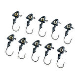 Jighead - Zoka - Kurşunlu Olta İğnesi - (XH-A 07) - Siyah - 6 Gr - 10 Adet