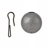 Mafsallı Kurşun - Hareketli İğne Kurşunu - Fishack - 5 Gram - 5'li Paket